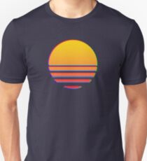 Outrun Retro Sun Unisex T-Shirt