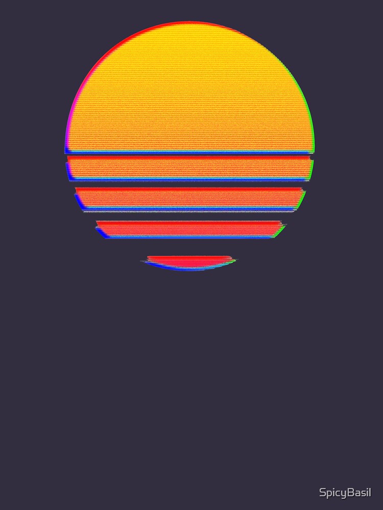 Outrun Retro Sun de SpicyBasil