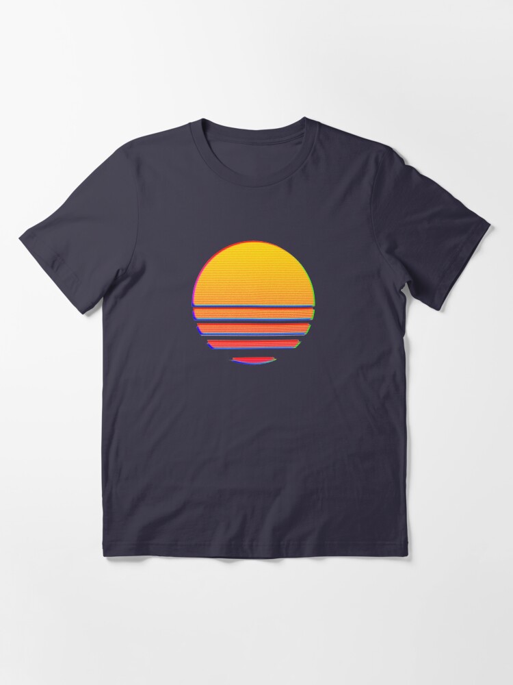 Vista alternativa de Camiseta esencial Outrun Retro Sun
