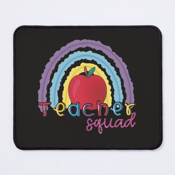 Item preview, Teacher Squad Black to School Cute Rainbow Print T Shirt  designed and sold by AUAINO.
