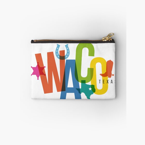 Item preview, Waco, Texas Typography City Collage designed and sold by phoneticwear.