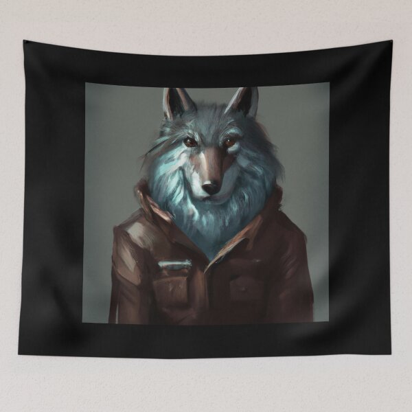Item preview, Wolf Dressed in Leather designed and sold by Parag's Travel Shop.