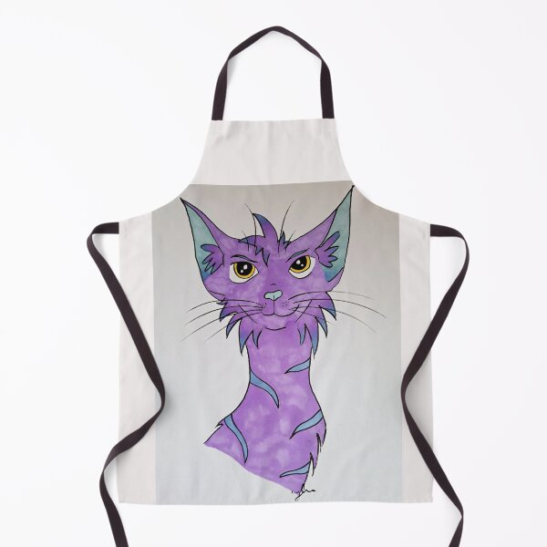 Item preview, Purple Blue Cat designed and sold by Applefrost.