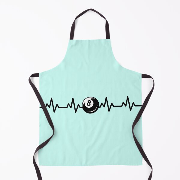 Item preview, 8 Ball Billiards Heartbeat - Cute Billiards Heartbeat designed and sold by shopaminute.