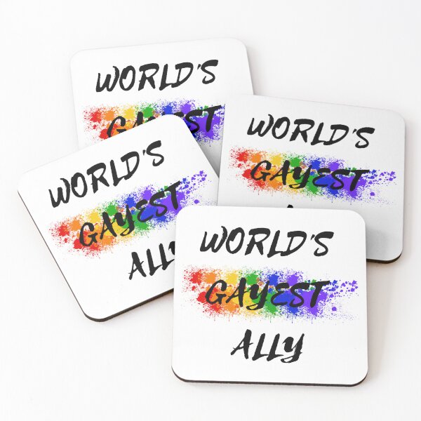 Item preview, World's Gayest Ally designed and sold by LuckyKermit.