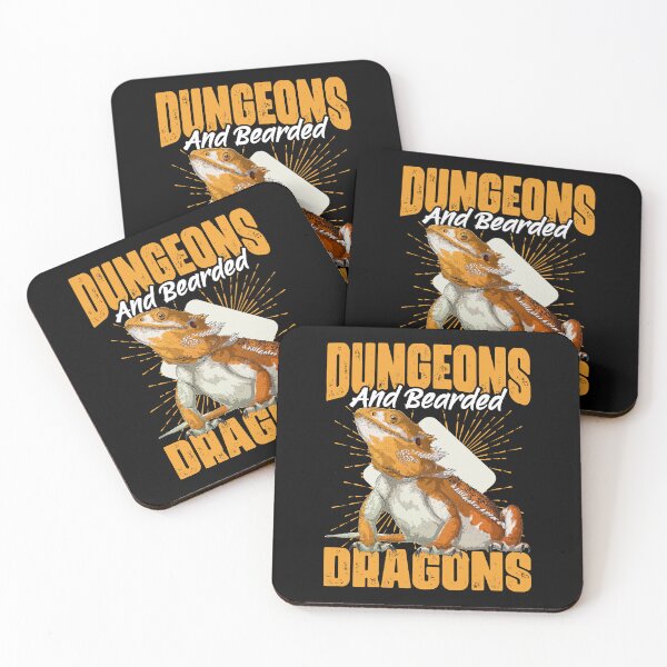 Item preview, Dungeons And Bearded Dragons Funny Reptile Pet Lizard Lover designed and sold by Nessshirts.