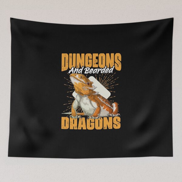 Item preview, Dungeons And Bearded Dragons Funny Reptile Pet Lizard Lover designed and sold by Nessshirts.