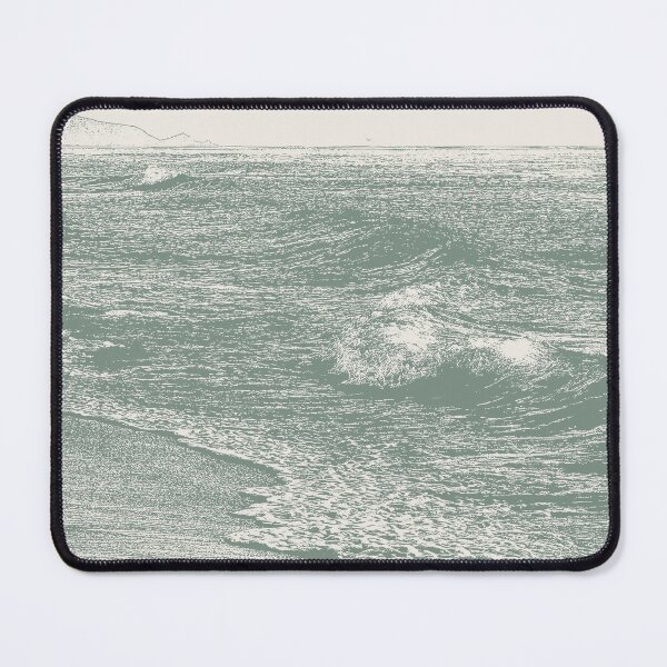 Item preview, Beach in Sage Green designed and sold by ArticraftShop.