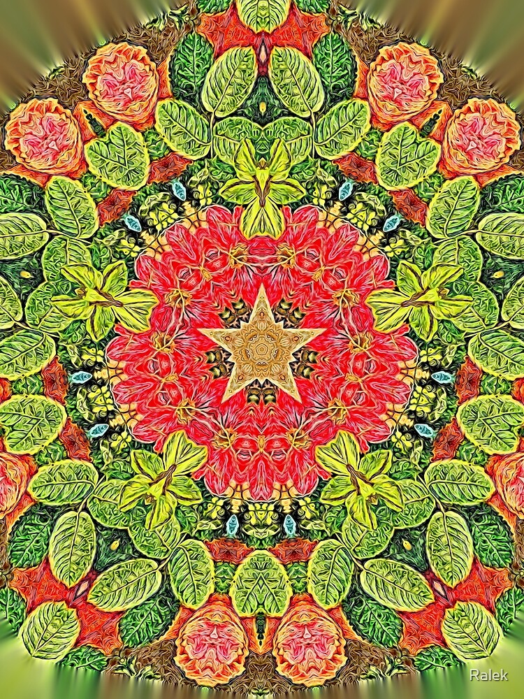 Thumbnail 3 of 3, Scarf, FANTASTIC ROSES PAINTING FOR REMEMBRANCE. designed and sold by Ralek.