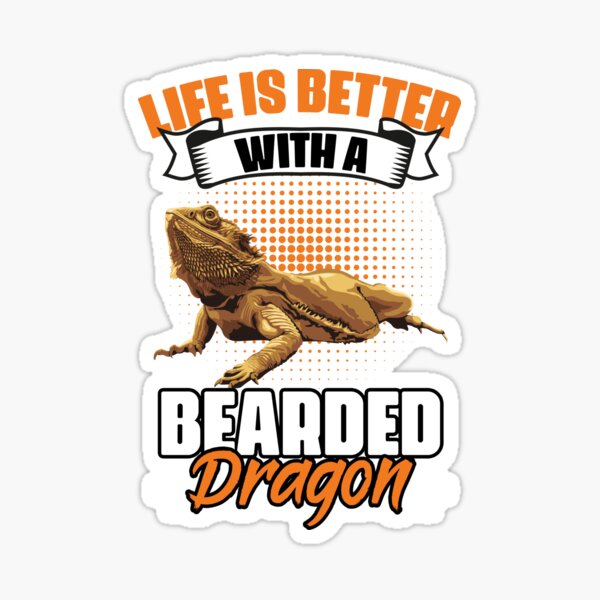 Item preview, Life Is Better With A Bearded Dragon Funny Reptile Pet Lover designed and sold by Nessshirts.