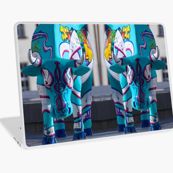Painted Cow by Cathedral Youth, Ebrington Square Derry Laptop Skin