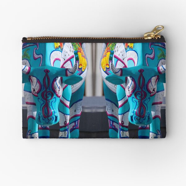 Painted Cow by Cathedral Youth, Ebrington Square Derry Zipper Pouch