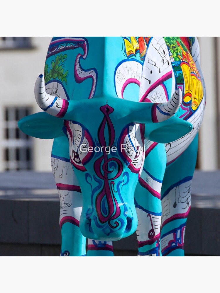 Painted Cow by Cathedral Youth, Ebrington Square Derry by VeryIreland
