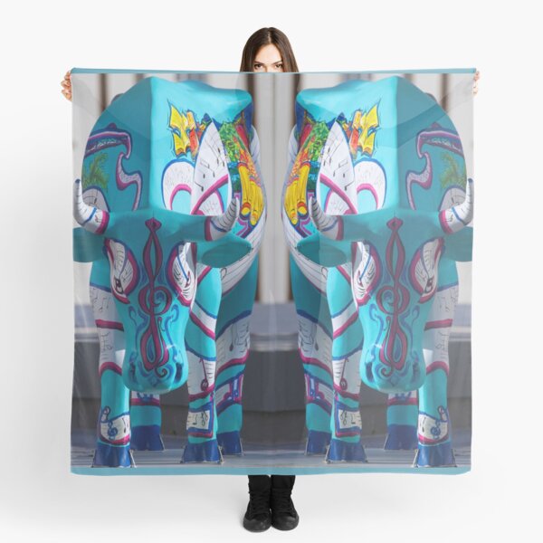 Painted Cow by Cathedral Youth, Ebrington Square Derry Scarf