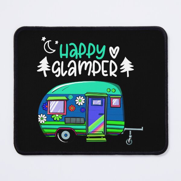 Item preview, Happy Glamper Nature Lover Outdoor Activity Campfire Camper designed and sold by haselshirt.