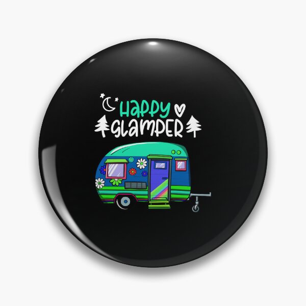 Item preview, Happy Glamper Nature Lover Outdoor Activity Campfire Camper designed and sold by haselshirt.