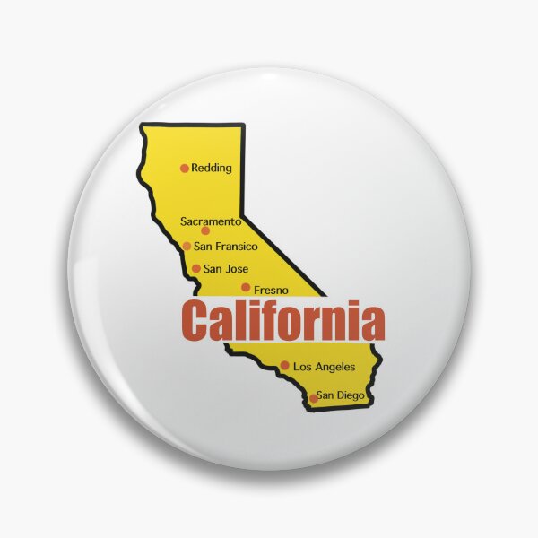 Item preview, california map designed and sold by yoonpop.