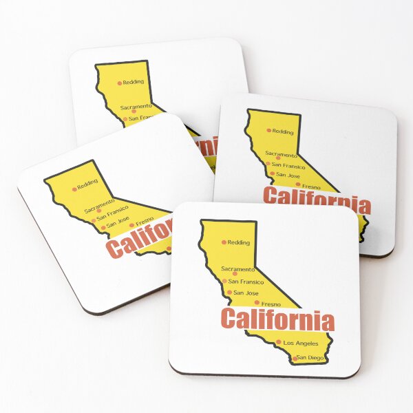 Item preview, california map designed and sold by yoonpop.