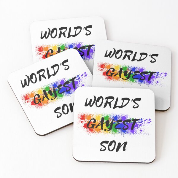 Item preview, World's Gayest Son designed and sold by LuckyKermit.