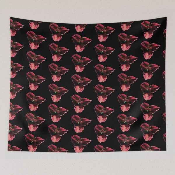 Item preview, Dark Red Spiderwort Flower designed and sold by WildandDivine.