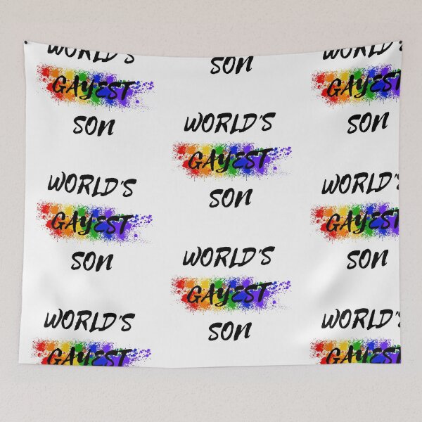 Item preview, World's Gayest Son designed and sold by LuckyKermit.