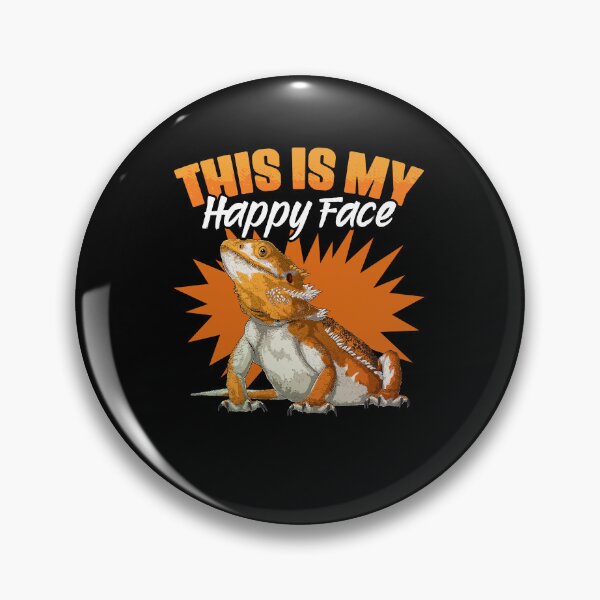 Item preview, This Is My Happy Face Funny Reptile For Beaded Dragon Lovers designed and sold by Nessshirts.