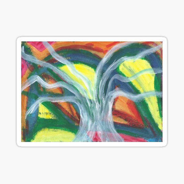 Ghost tree Sticker