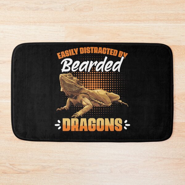 Item preview, Easily Distracted By Dragons Funny Beaded Dragon Reptile Fan designed and sold by Nessshirts.
