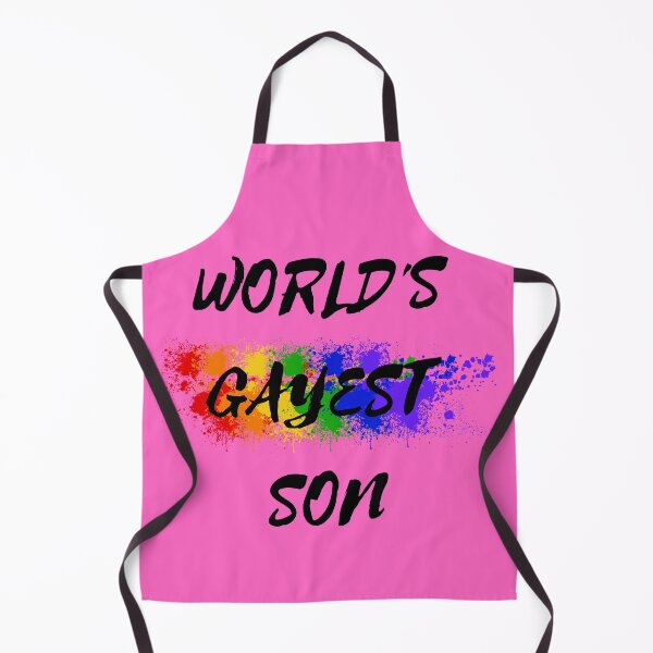 Item preview, World's Gayest Son Color Splash For Pride Month In Pink designed and sold by LuckyKermit.