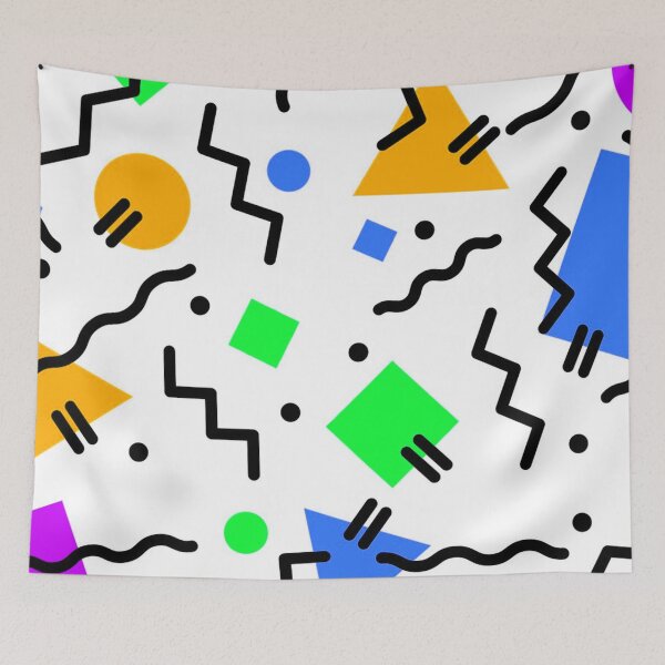Item preview, Memphis Style Geometric designed and sold by TotallyRetroArt.