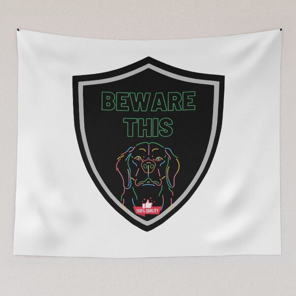 Item preview, Beware this dog savage designed and sold by Takha International By TJ.