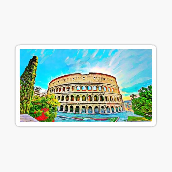 Item preview, ROMA Colosseum (Coliseum) designed and sold by doniainart.