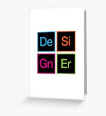 Creative Suite Designer Icons Greeting Card