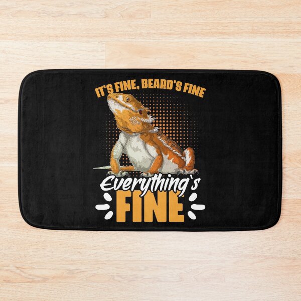 Item preview, It's Fine Funny Beaded Dragon Pet Humor For A Reptile Lover designed and sold by Nessshirts.