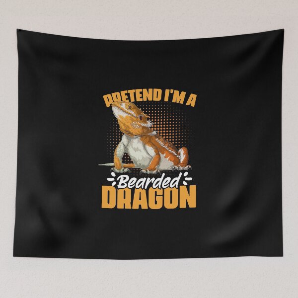 Item preview, Pretend I'm A Funny Bearded Dragon Humor For A Reptile Lover designed and sold by Nessshirts.