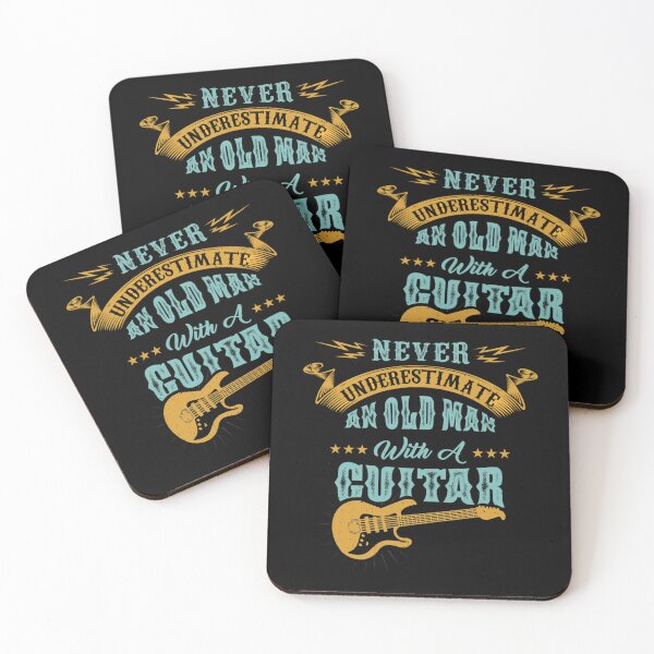 Item preview, Never Underestimate An Old Man With A Funny Guitar Never Underestimate An Old Man With A Guit designed and sold by debbieeileenrzp.