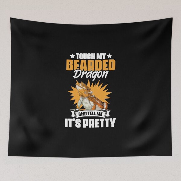 Item preview, Touch My Beard Funny Bearded Dragon Humor For Reptile Lovers designed and sold by Nessshirts.
