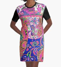 Tracy Porter / Poetic Wanderlust: Fearless (print) Graphic T-Shirt Dress