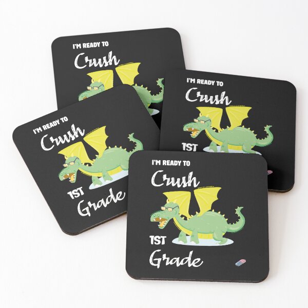 Item preview, Best I'm Ready To Crush 1st Grade Dinosaur Back To School designed and sold by fatydesignspace.