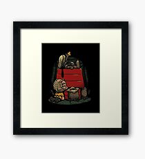 Charlie Brown t shirt Framed Print
