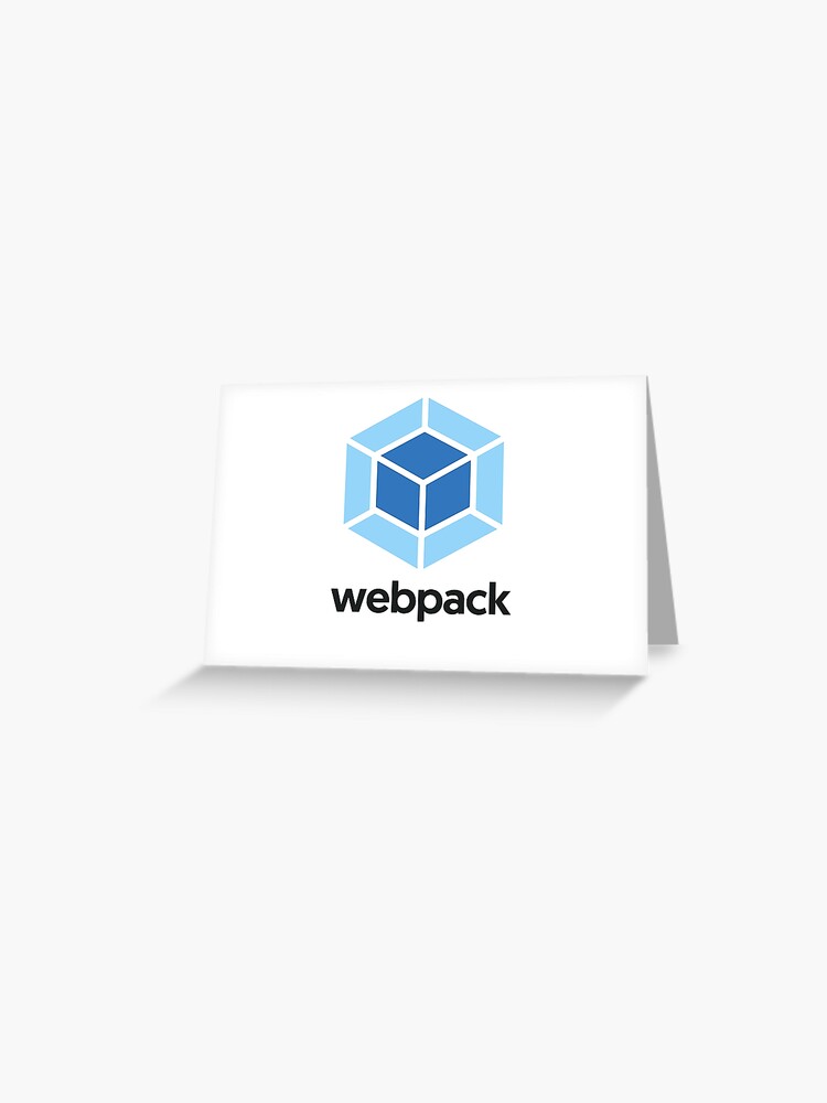 Webpack Js Logo Greeting Card By Hipstuff Redbubble