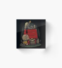 Charlie Brown t shirt Acrylic Block