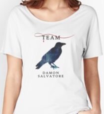 Team Damon Salvatore - The Originals - The Vampire Diaries Women's Relaxed Fit T-Shirt