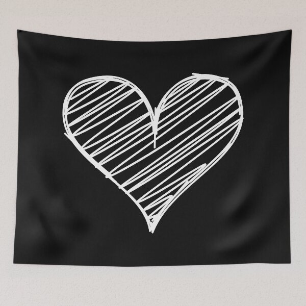 Item preview, kawaii and cute and cute heart scrible designed and sold by BeCoolArt.