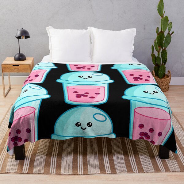 Item preview, Happy Kawaii Bubble Tea Illustration  designed and sold by BenjaminK87727.