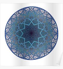 Fatty Phi Flower Three Layer Poster