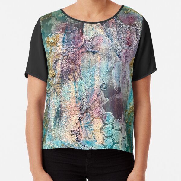 "Down Deep" Chiffon Top