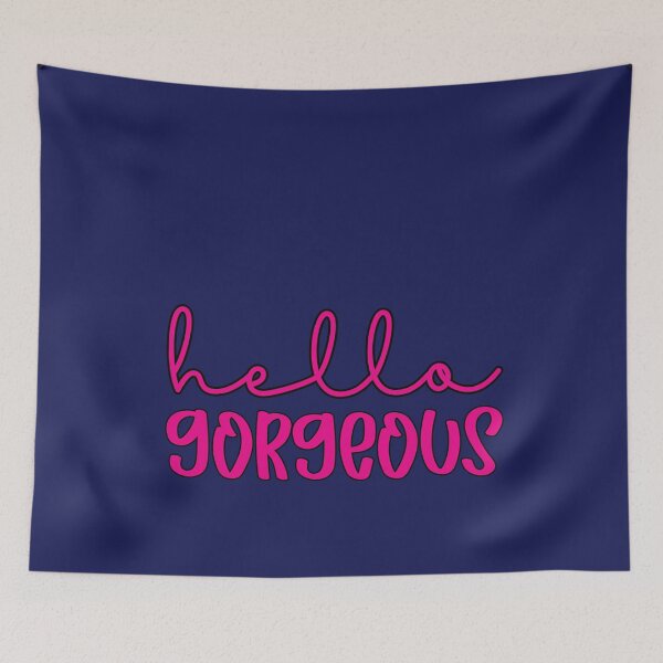 Item preview, Hello Gorgeous 1 - Quote in Script Calligraphy Typography  designed and sold by Cawaiico.