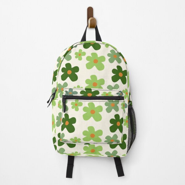 Item preview, Retro Aesthetic Sage Green Daisy Floral Pattern designed and sold by SeemDev786.