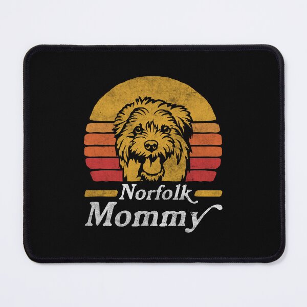 Item preview, Retro Vintage Norfolk Terrier Mommy designed and sold by More Cute Dogs.